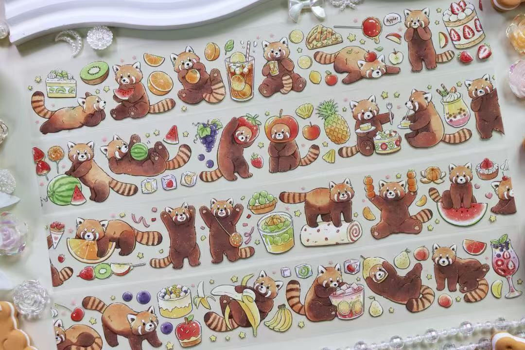 Animal PET Tape Stickers for Journaling,Scrapbooking,DIY